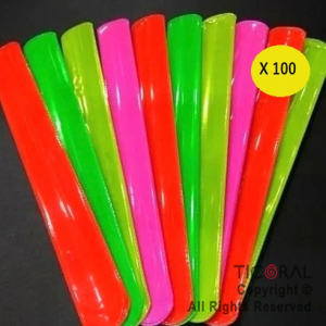 PULSERA MAGICA REFLEX SURTIDO FLUO NEON x 100